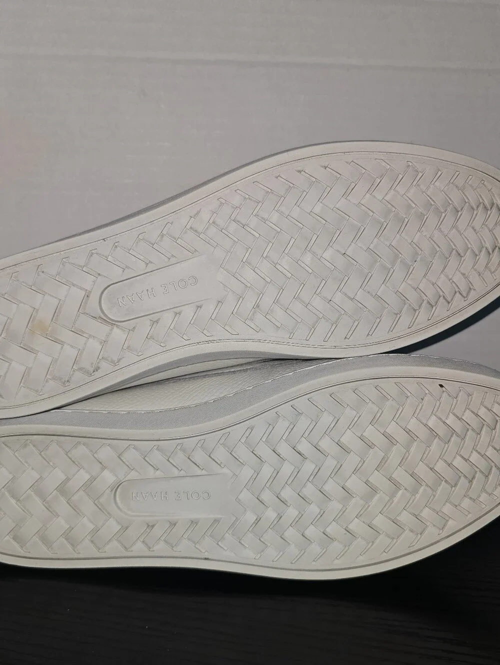 Cole Haan Nantucket White Pebbled Leather Penny Loafers Shoes Womens Size 9.5 B - Picture 9 of 9